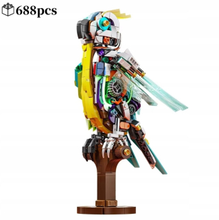 Stavebné bloky Clockwork Parrot / Parrot Machinery - 688 prvkov